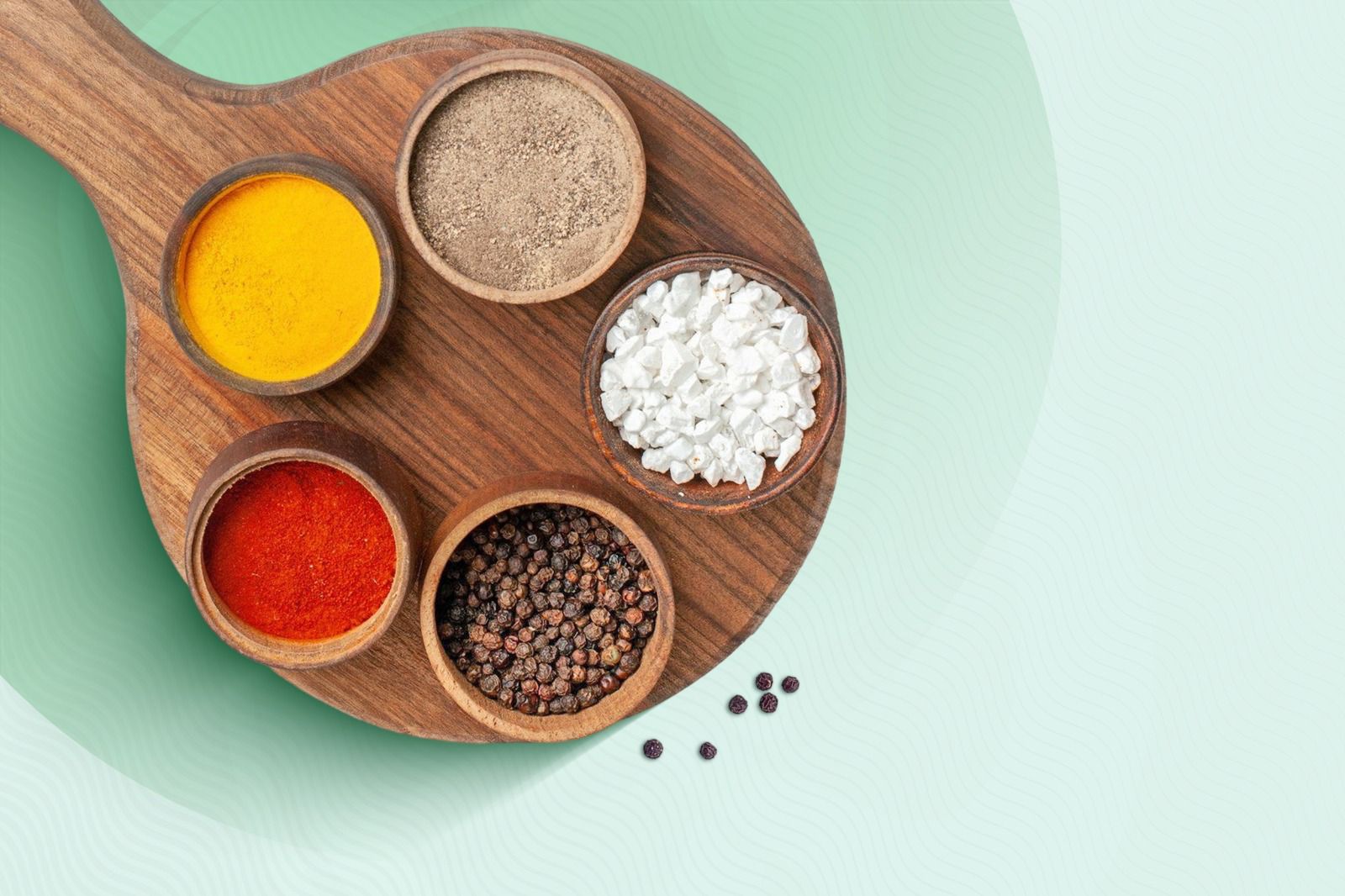 Fresh spices in our kitchen